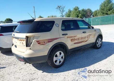 2015 Ford Police Interceptor from USA, damaged, VIN 1FM5K8AR6FGC17625